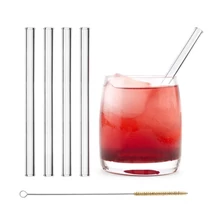 Üveg szívószál 15 cm