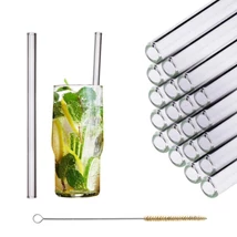 Üveg szívószál 20 cm