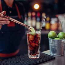 Üveg szívószál 23 cm