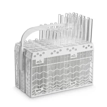 Üveg szívószál tartó mosogatógéphez