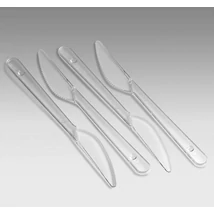 Műanyag  kés átlátszó