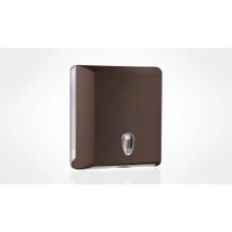 Hajtogatott kéztörlőtartó barna