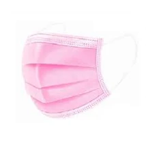 Maszk 3 rétegű rózsaszínű Maszk 3 rétegű rózsaszínű