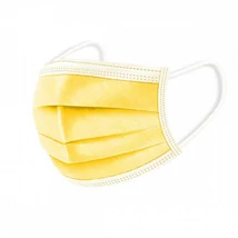 Maszk 3 rétegű sárga Maszk 3 rétegű sárga