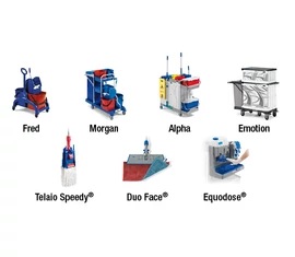 Vödrök, takarítókocsik,szemetesek