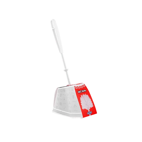 WC kefe kerek tartóval