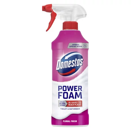 Domestos power foam wc és fürdőszoba tisztító Floral Fresh 435ml