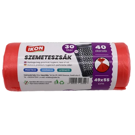 30 literes szemeteszsák