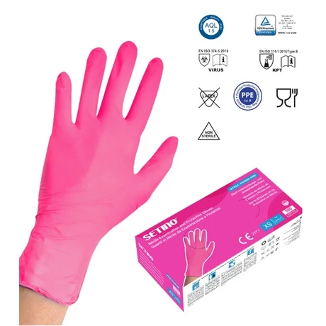 pink kesztyű