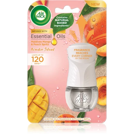 Air Wick elektromos készülék utántöltővel maldives mango&peach spritz 19ml